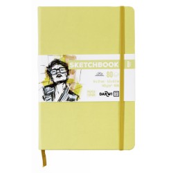 Skitsebog 14x21 gul