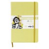 Skitsebog 14x21 gul