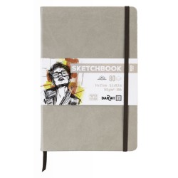 Skitsebog 14x21 taupe