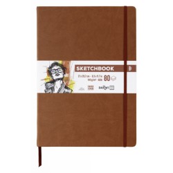 Skitsebog A4 terracotta