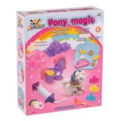 Pony modellervokssæt | Kreativ leg med voks | Bakkeleg