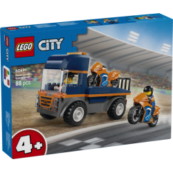 LEGO CITY motorcykel transporter byggesæt