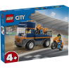LEGO CITY motorcykel transporter byggesæt