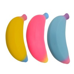 Fidget Banan Superstrækbar Regnbue 14 cm