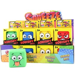 Squeeze Cube w Face – Sjov Fidget Terning