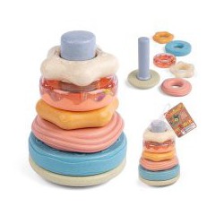 B-BEEZ Ringtårn 17 cm – Klassisk Stablelegetøj