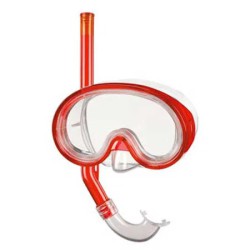 Snorkelsæt luksus rød 8+ | Vandleg og snorkling | Bakkeleg