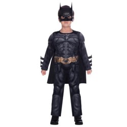 Batman dark knight kostume m. maske - 6-8 år