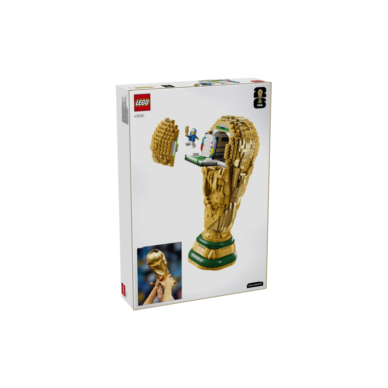 Bagside af LEGO FIFA VM-trofæ