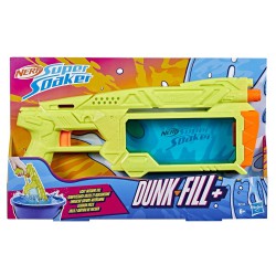 Super Soaker Dunk Fill vandpistol med hurtig påfyldning. Perfekt til sjove vandkampe i haven, poolen og på stranden.