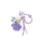 Tinka Bag Charm Bamse med Lilla Kjole