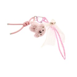Tinka Bag Charm Rosa Hund – Sød Taskepynt