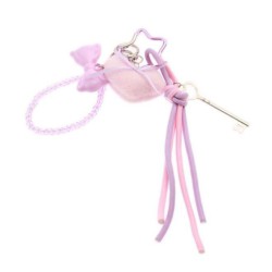 Bag Charm Rosa Plys Hjerte | Tinka Taskevedhæng | Bakkeleg