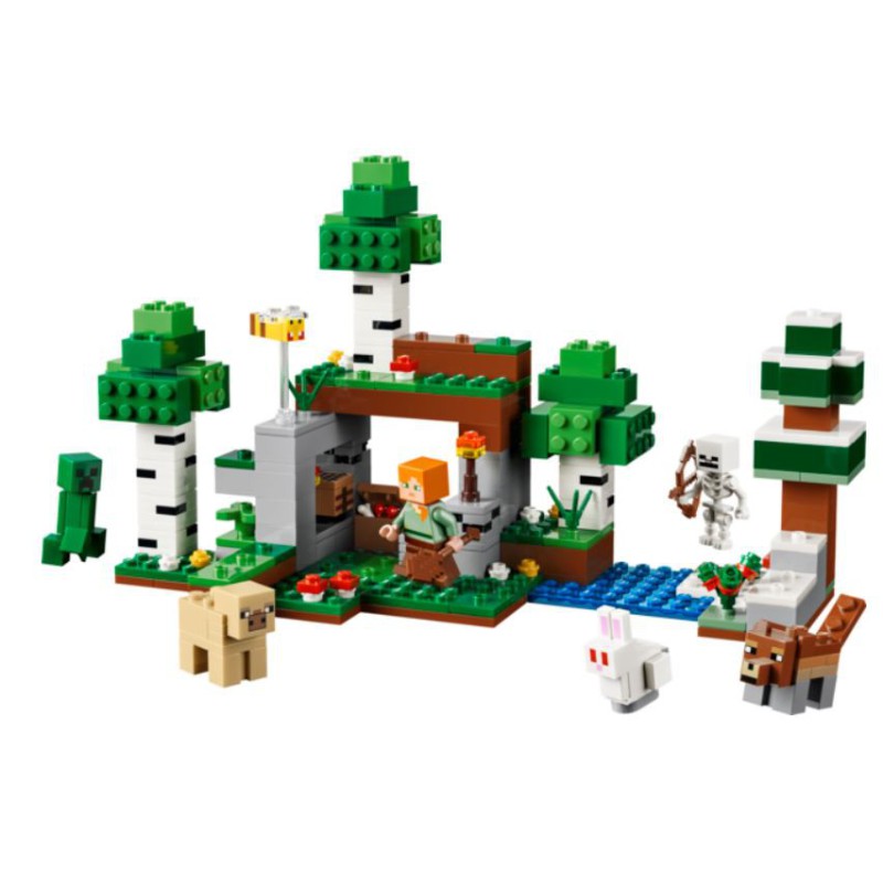 LEGO Minecraft 21259 Første Nats Eventyr | Byggesæt | Bakkeleg