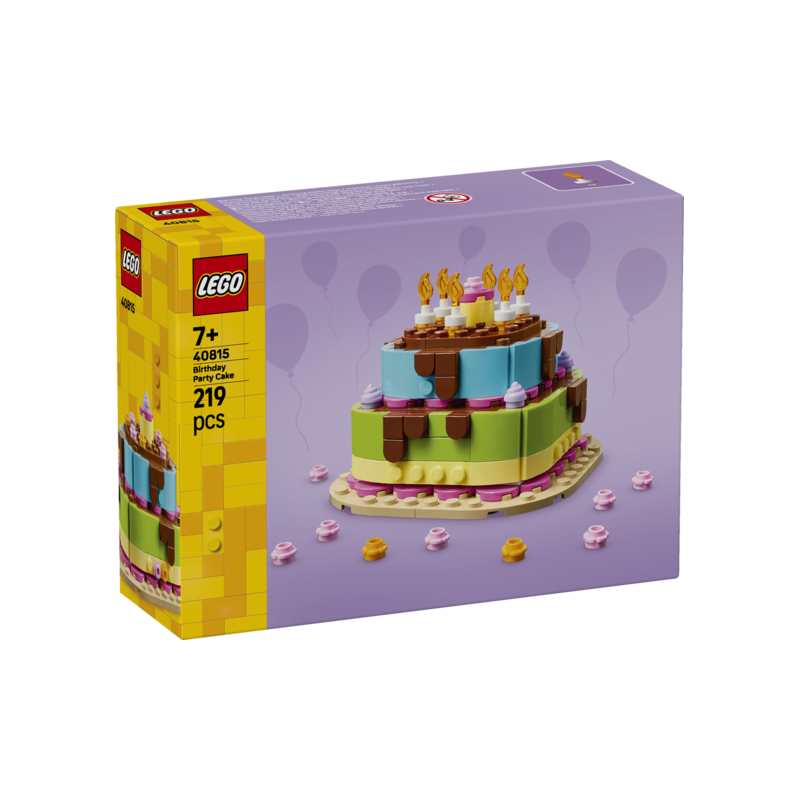 LEGO 40815 Fødselsdagskage | Kreativ Byggegave | Bakkeleg