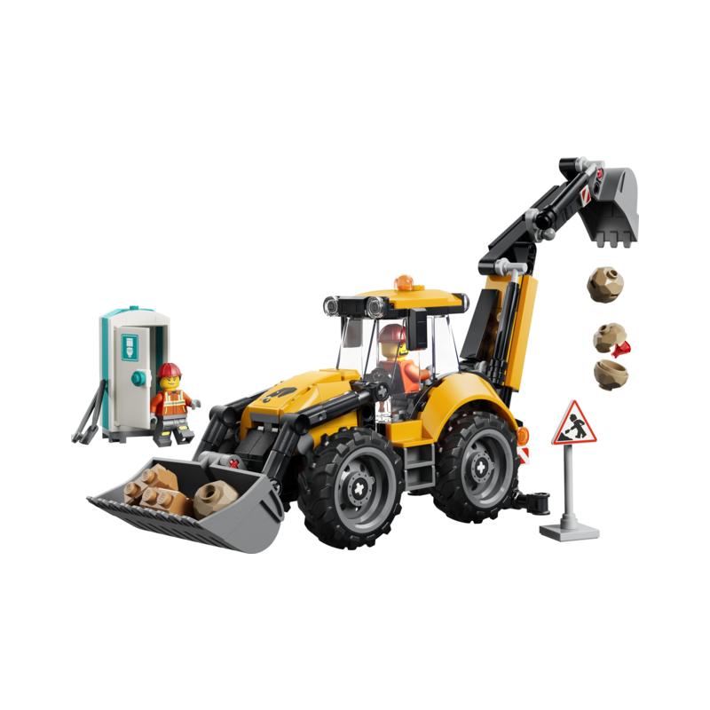 Gul Lego city rendegraver