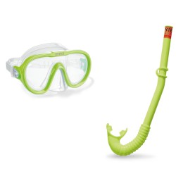 Snorkelmaske og Snorkel grøn