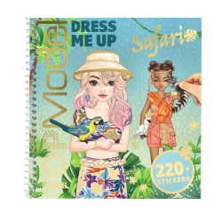 TOPModel Dress Me Up Safari Stickersbog | Kreativ Leg | Bakkeleg