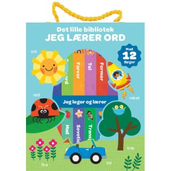 Det Lille Bibliotek: Jeg Lærer Ord Assorteret | Minibog | Bakkeleg