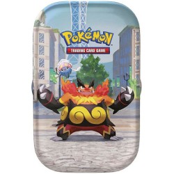 Pokémon Summer 2026 Lumiose City Mini Tin assorteret – dekorativ samleboks med Pokémon-motiver.