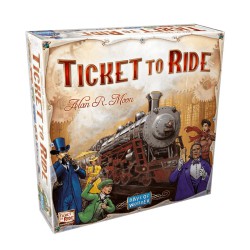 Ticket to Ride brætspil – prisvindende familiespil med tog, strategi og eventyr.