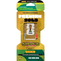 World Cup 2026 Premium Gold Booster med eksklusive VM-samlekort til fodboldfans.