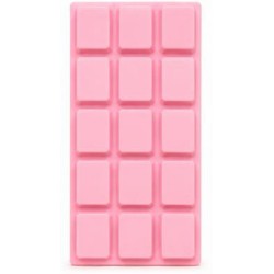 Lyserød Chokolade Squishy 15 cm – realistisk chokoladebar med blød slow-rise effekt.