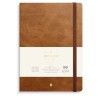 Notebook Deluxe A5 brun – elegant notesbog til noter, planlægning og kreative idéer.