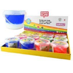Bubble Slime i Spand Ass. Farver | Slime til Børn | Bakkeleg
