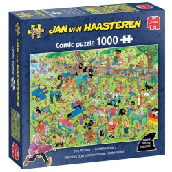 Jan van Haasteren Dog Parcour 1000 Brikker | Bakkeleg
