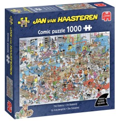 Jan van Haasteren The Bakery – puslespil med 1000 brikker og humoristisk bagerimotiv.