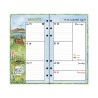 Refill ugekalender 2027 i 9,5 x 17 cm til kalenderomslag.