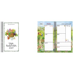 Ugekalender 2027 i format 9,5 x 17 cm.