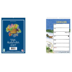Uge-Væg Kalender 2027 | Vægkalender | Bakkeleg