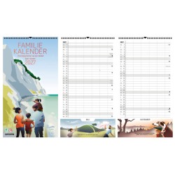 Familie- og Kunstkalender by Judith 2027 med kunstmotiver.