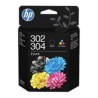 HP 302/304 Sort & Farve Sampak Original | Bakkeleg