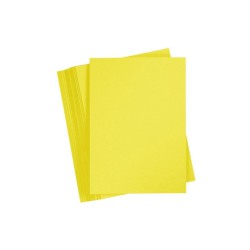 Kopipapir A4 130 g Gul – 20 Ark | Kreativt Papir | Bakkeleg
