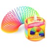 Spring Rainbow 9 cm – farverig springfjeder til leg og sjov.