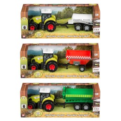 Bull traktor 41855 med hænger samt sjove lys- og lydfunktioner.