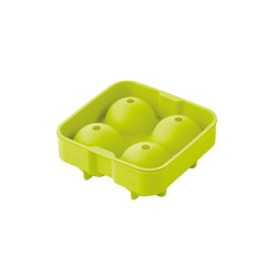 Silikoneform til store runde isterninger – laver iskugler på 6 cm.