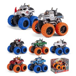 Monster Offroad Alutruck med store bløde hjul og kraftig friktion – assorterede modeller.