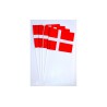 Flag på Stang 20 x 15 cm 6 stk. | Dannebrog | Bakkeleg