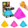 Squishy Sukker Pyramide med blødt sugarfyld til sjov fidget- og sanseleg.