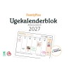 FamilyPlan ugekalenderblok 2027 til praktisk planlægning af familiens aftaler og aktiviteter.