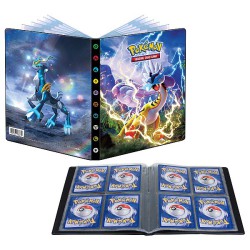 Ultra PRO Pokémon SV05 Temporal Forces 4-Pocket album med plads til 80 kort og 4 oversized kort.