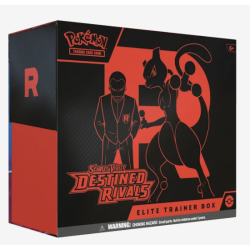 Pokémon TCG Elite Trainer Box med boosterpakker og tilbehør til Pokémon Trading Card Game.