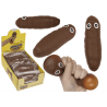 Squeeze Poo 3 x 14 cm | Sjov Klemmefigur & Fidget Toy | Bakkeleg