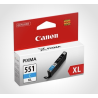 Canon CLI-551 XL Cyan Original Blækpatron | Printerblæk | Bakkeleg