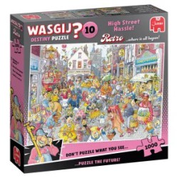 Wasgij Destiny 10 – High Street Hassle! underholdende puslespil med 1000 brikker.