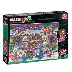 Wasgij Christmas 22 – Not So Silent Night! julepuslespil med 2 x 1000 brikker.